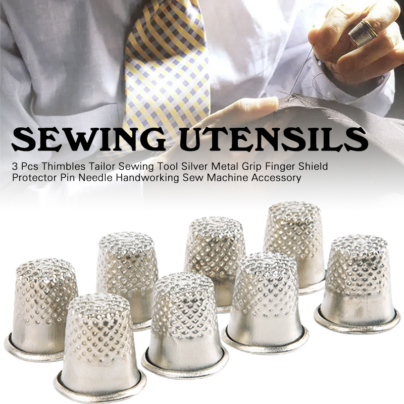3 Đầu Kẹp Kim Loại May Thimble - đánh giá và giá Sewing Pin Cushion