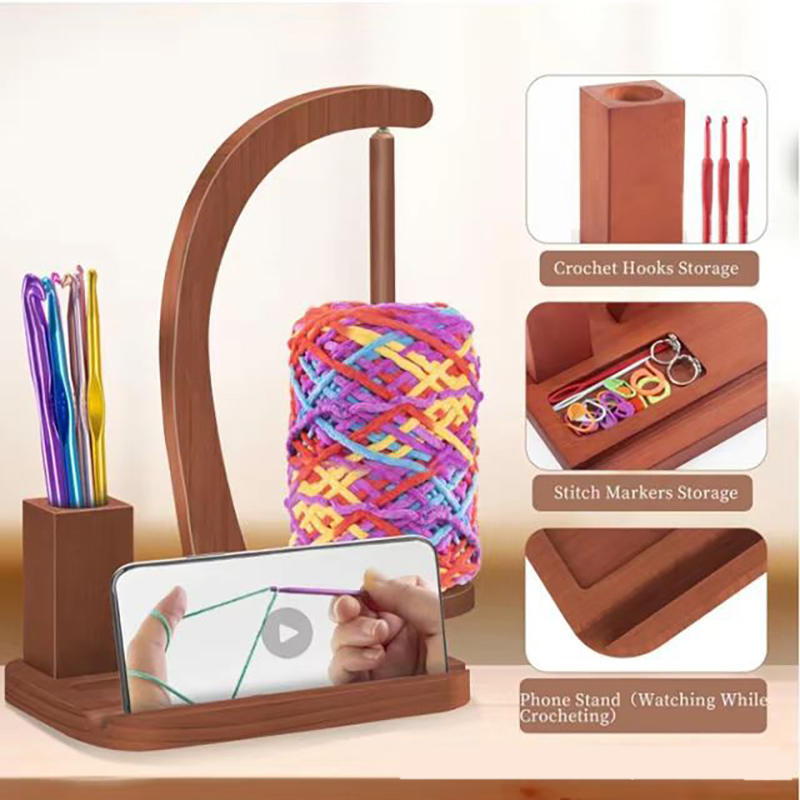 In Stock Wooden Rotating Yarn  - đánh giá và giá Sewing Knit