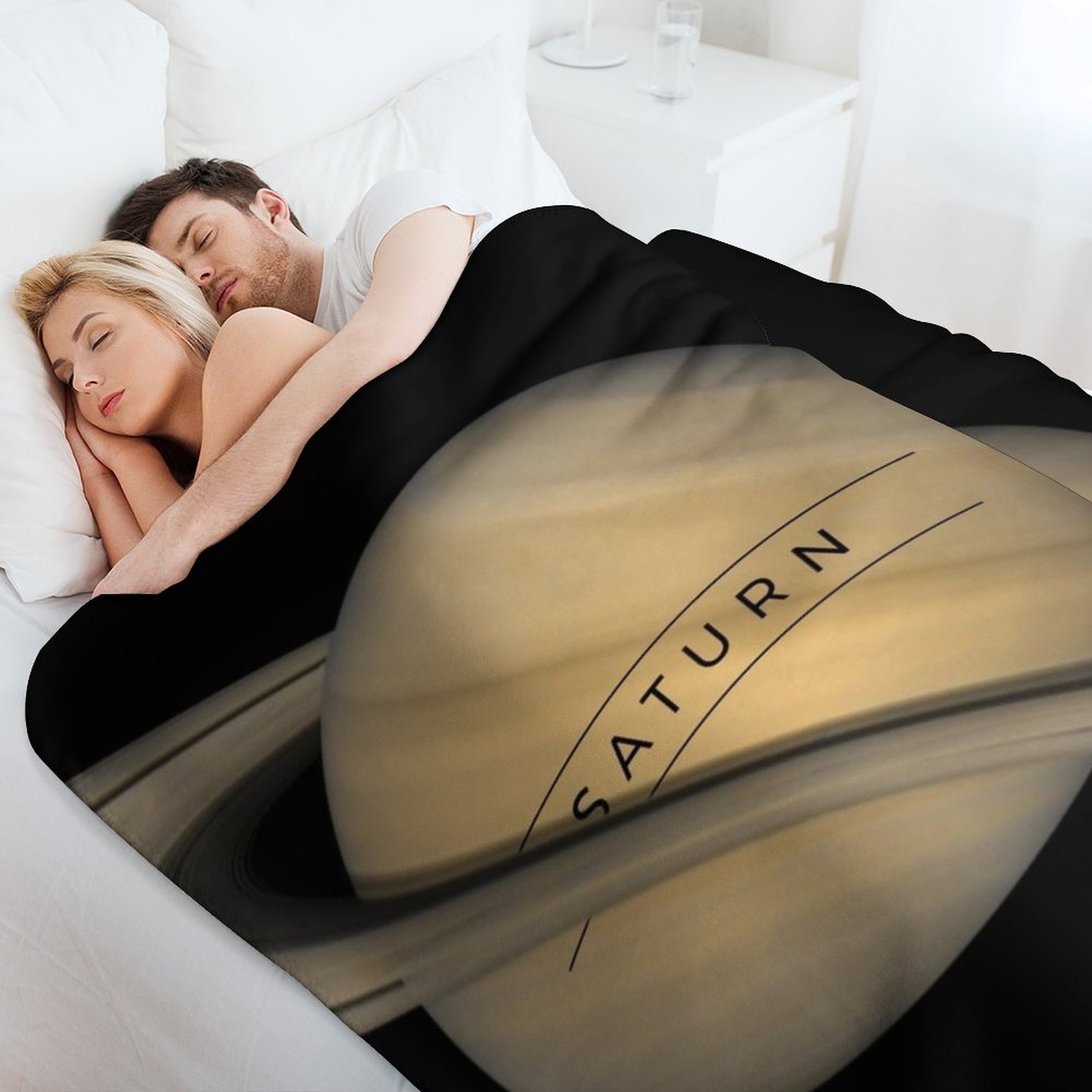 Saturn -- Planets Moons Solar  - đánh giá và giá Fabric Weight Set