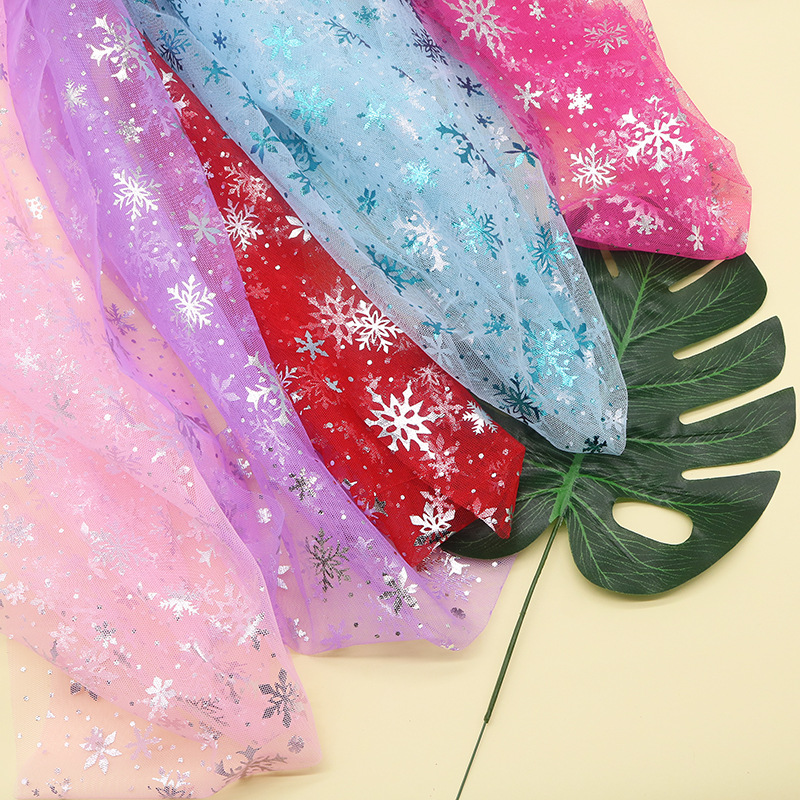 150cm*1yard/pc  Snowflake Prin - đánh giá và giá Textile And Sewing Supply