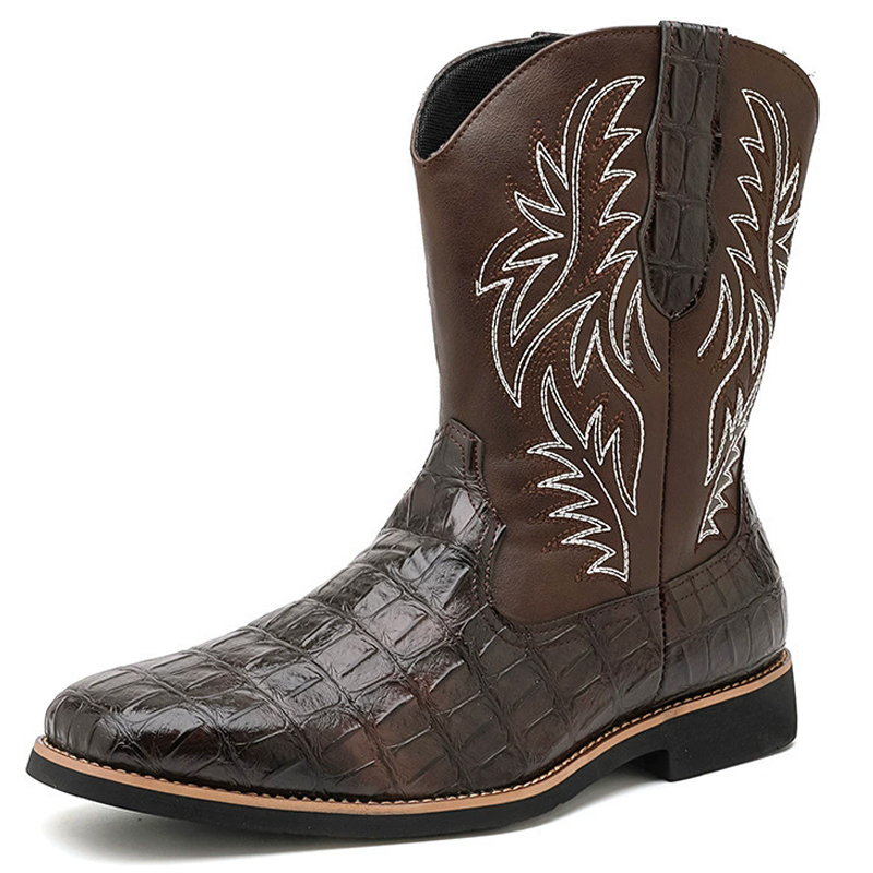 Retro Wide Toe Western Cowboy  - đánh giá và giá Sewing Embroidery Fabric