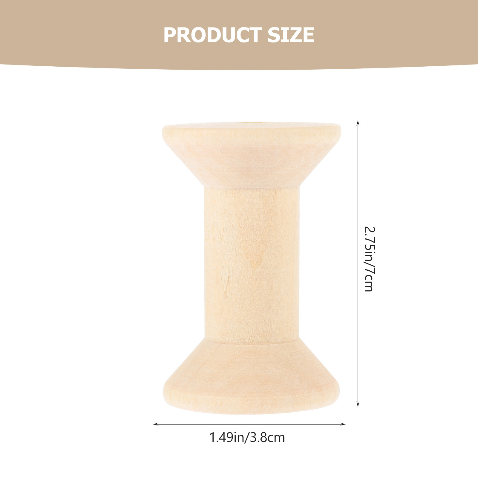 5Pcs Natural Wooden Spools Woo - đánh giá và giá Sewing Knit