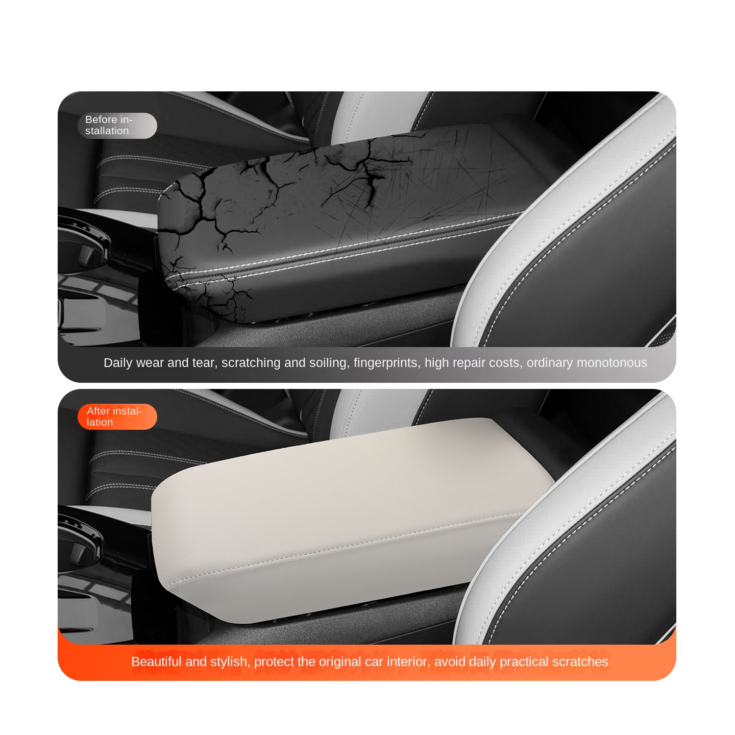 Hard Shell Leather Armrest Box - đánh giá và giá Sewing Knit