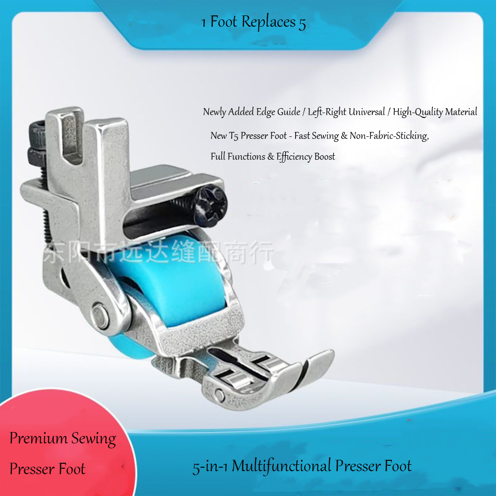 T5 3-Roller Left-Right Edge Gu - đánh giá và giá Textile Sewing Machine
