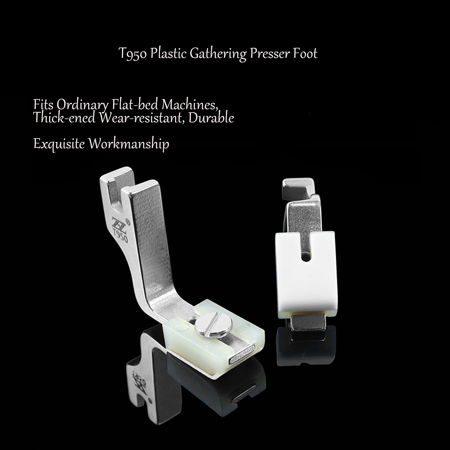 T950 Teflon Plastic Gathering  - đánh giá và giá Textile Sewing Machine