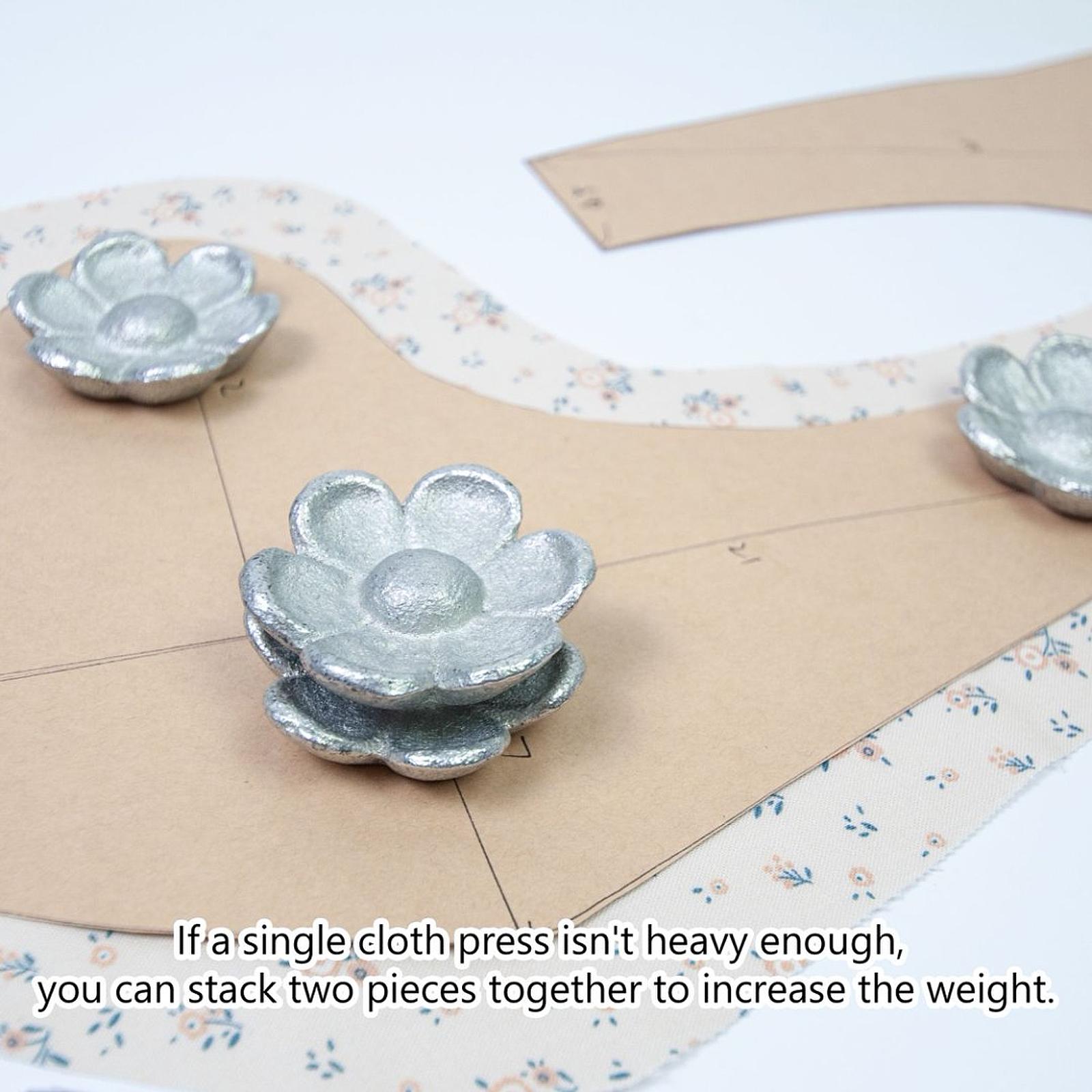 4pcs Iron Pattern Fabric Cutti - đánh giá và giá Fabric Weight Set